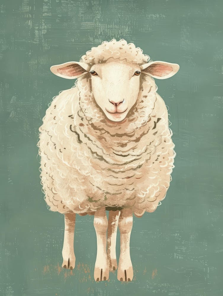 Sheep Canvas Print 2