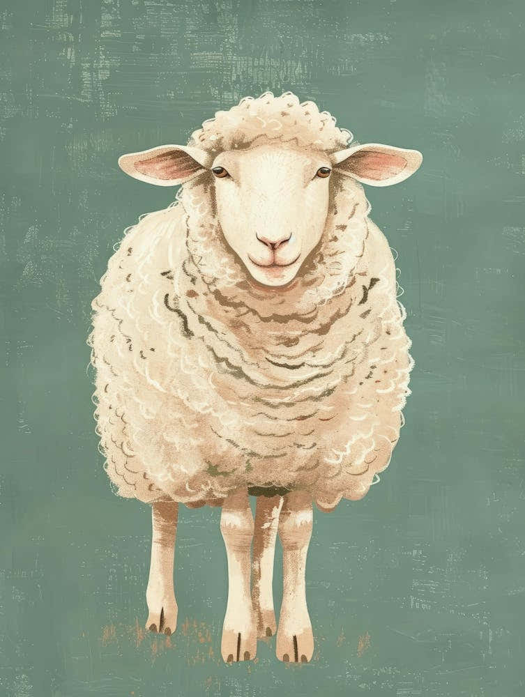 Sheep Canvas Print 2