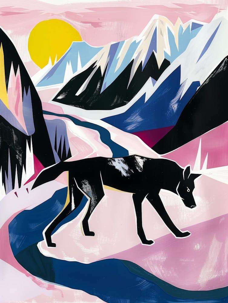 Wolf In The Mountains