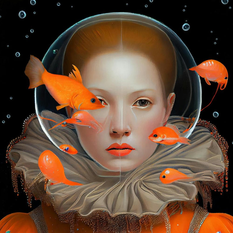 The Princess Of Deep Sea Square
