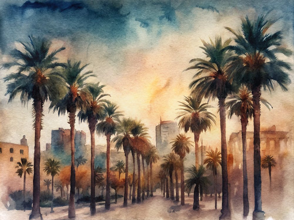 Palm Trees In Los Angeles