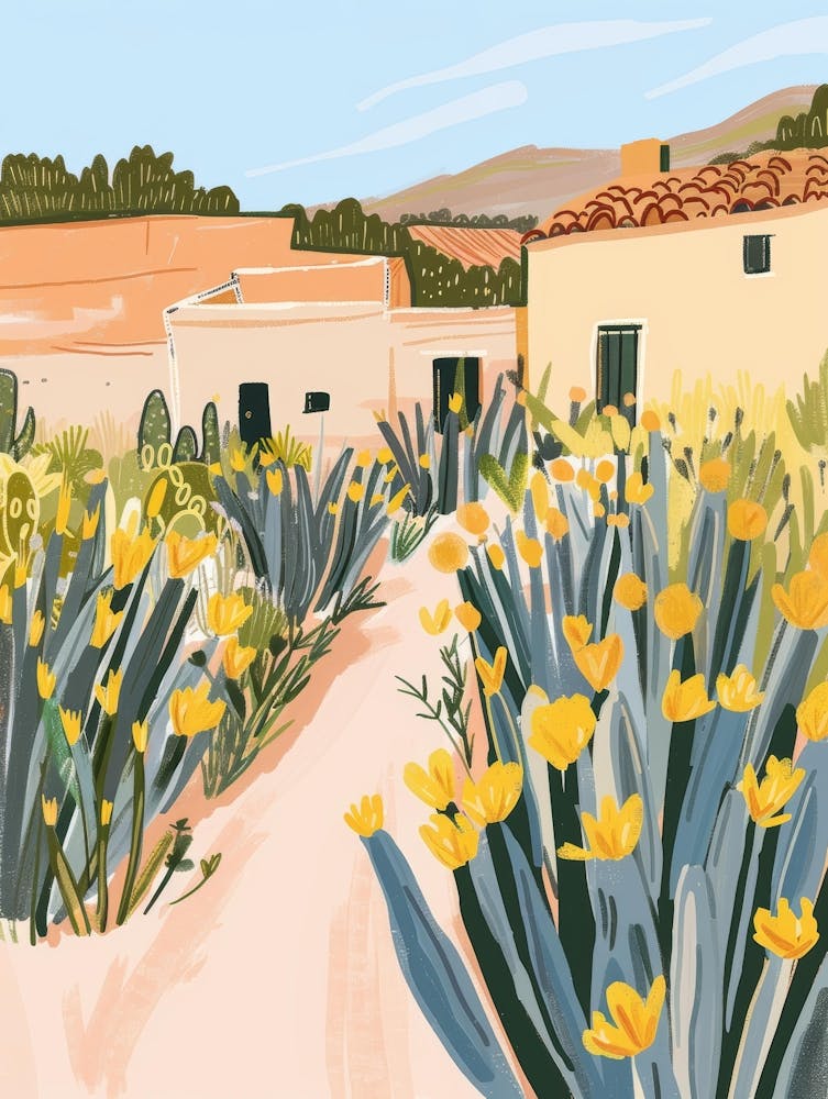 Yellow Flowers In The Garden