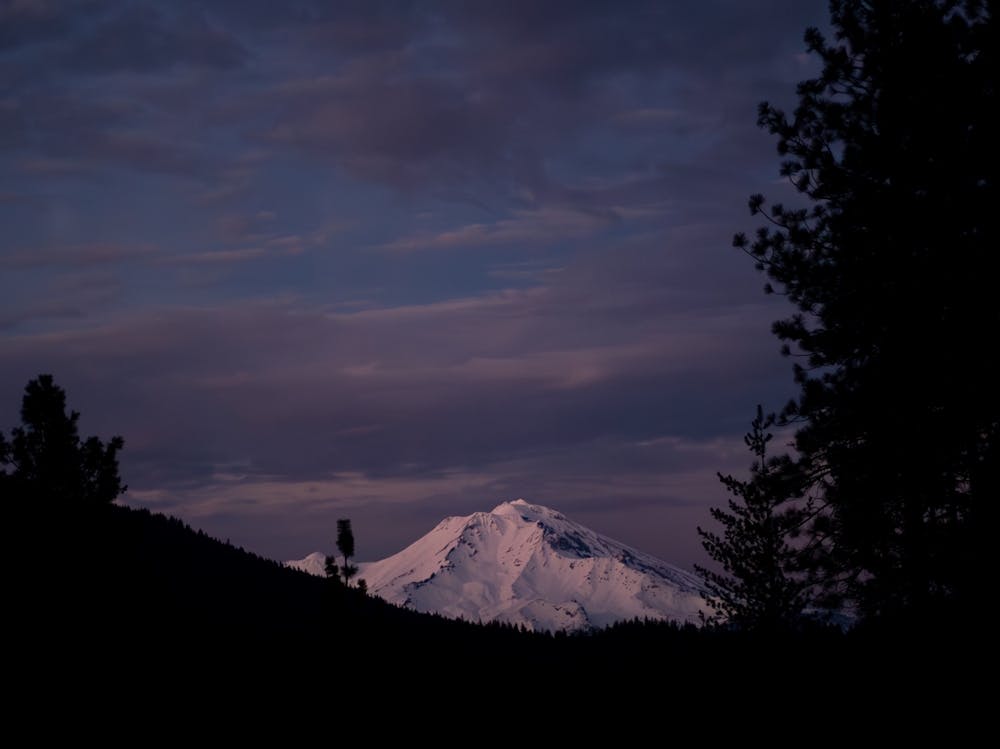 Late Evening at Mount Shasta