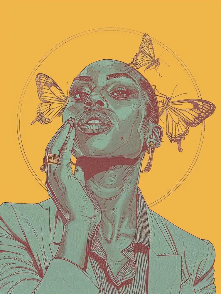 Butterfly Woman 4