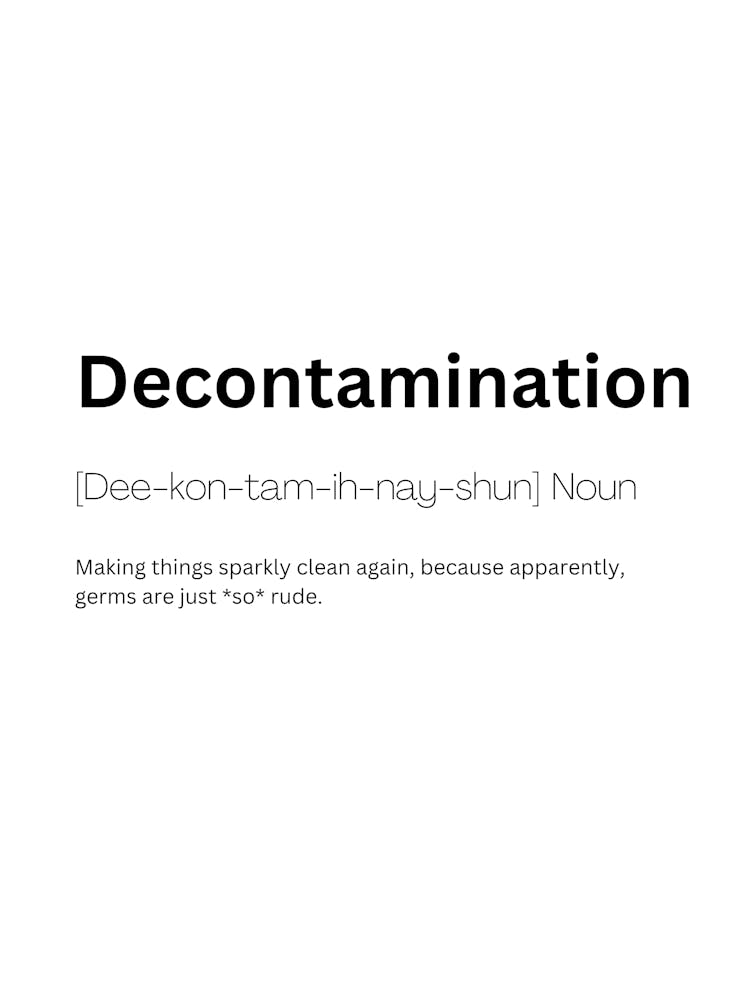 Decontamination Definition Meaning