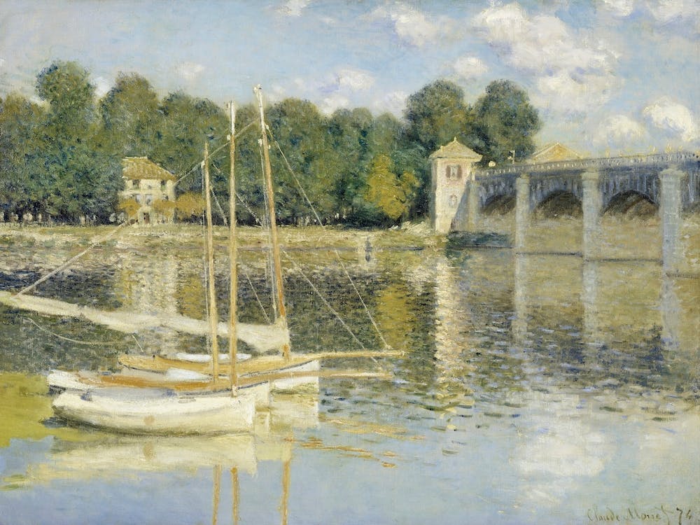 The Argenteuil Bridge (1874), Claude Monet