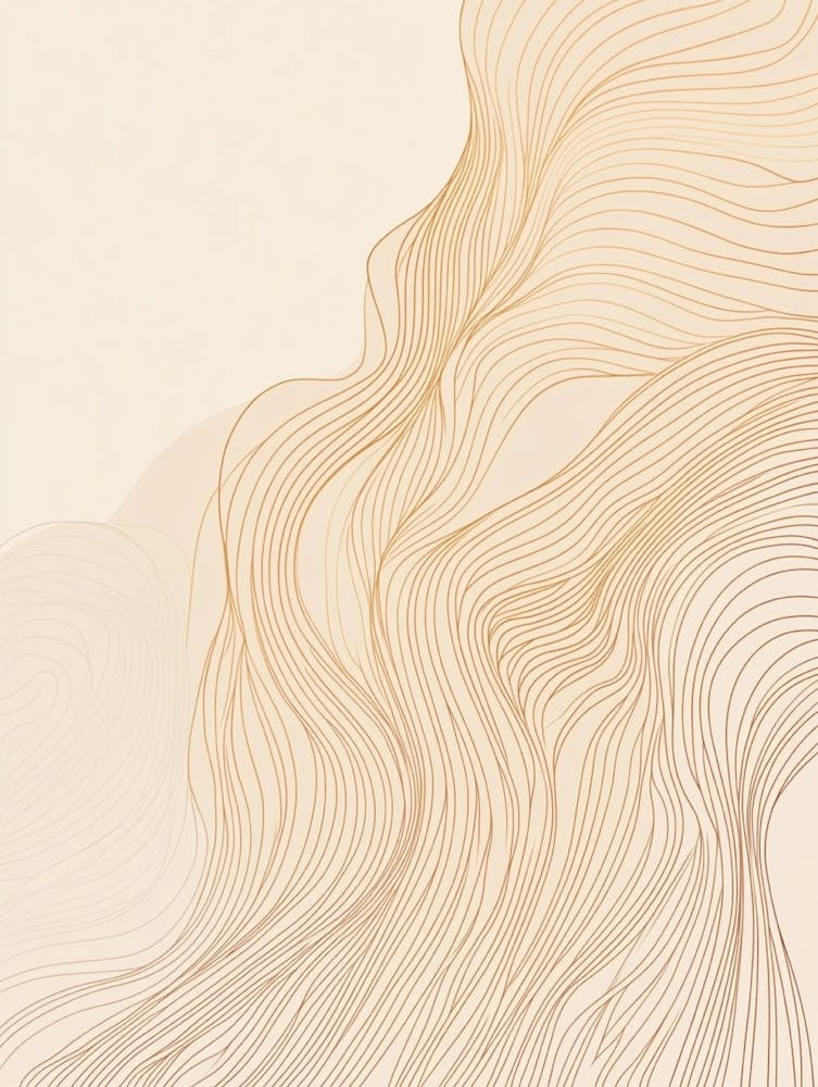 Abstract Wavy Lines Background