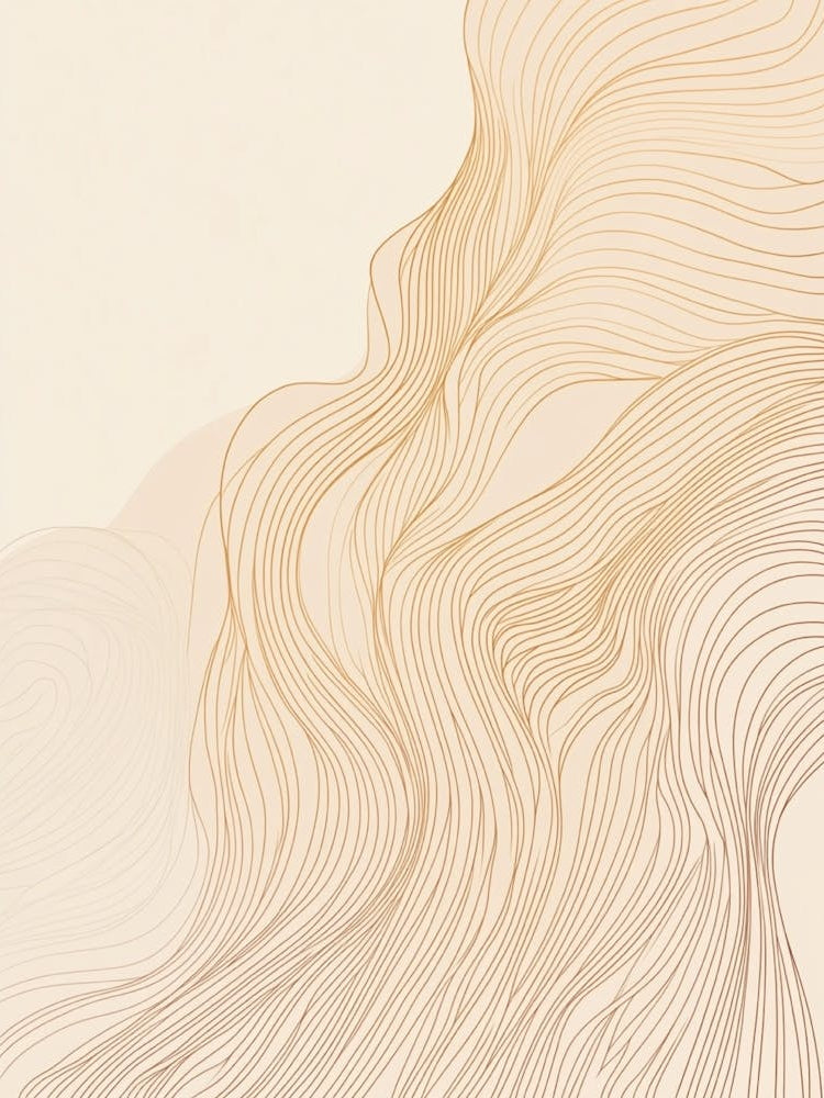 Abstract Wavy Lines Background