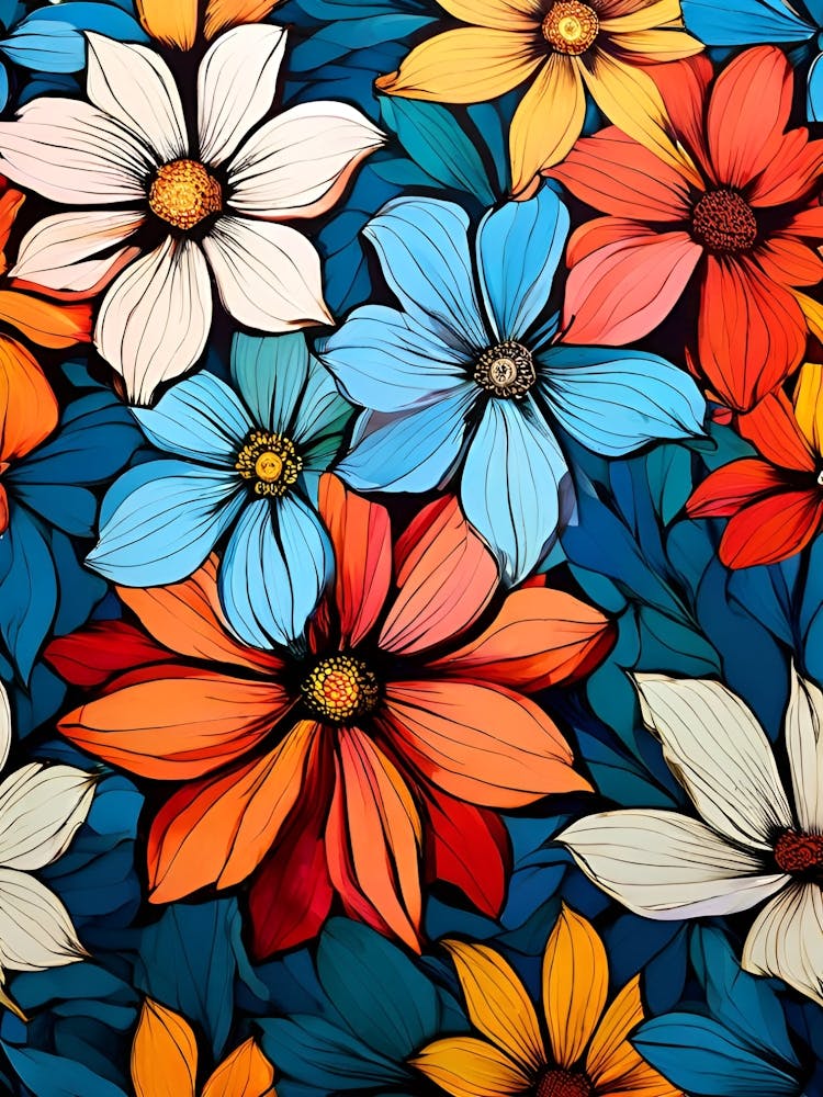 Colorful Flowers 10