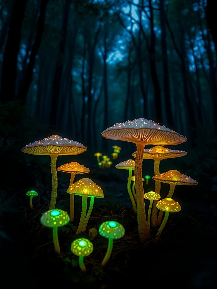 Glow In The Dark Mushrooms