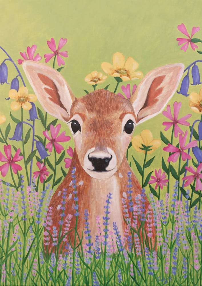 Deer In Garden