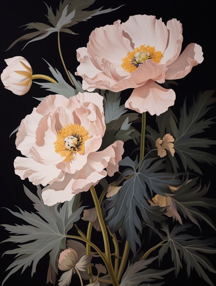 Flower Illustration Peony 1