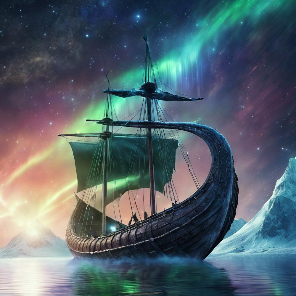 238534 Valhalla Viking Ship Flying To The Moon Through Au Xl 1024 V1 0