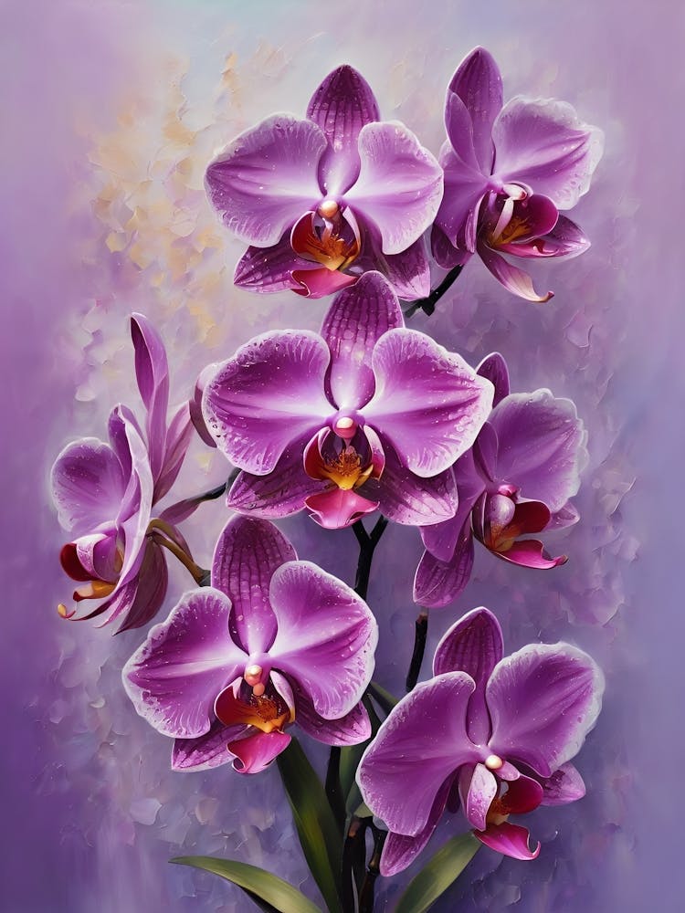 Orchids In A Vase
