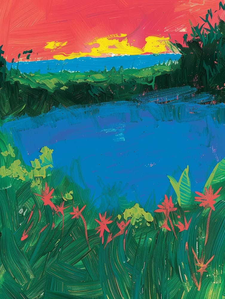 Sunset At The Lake 2