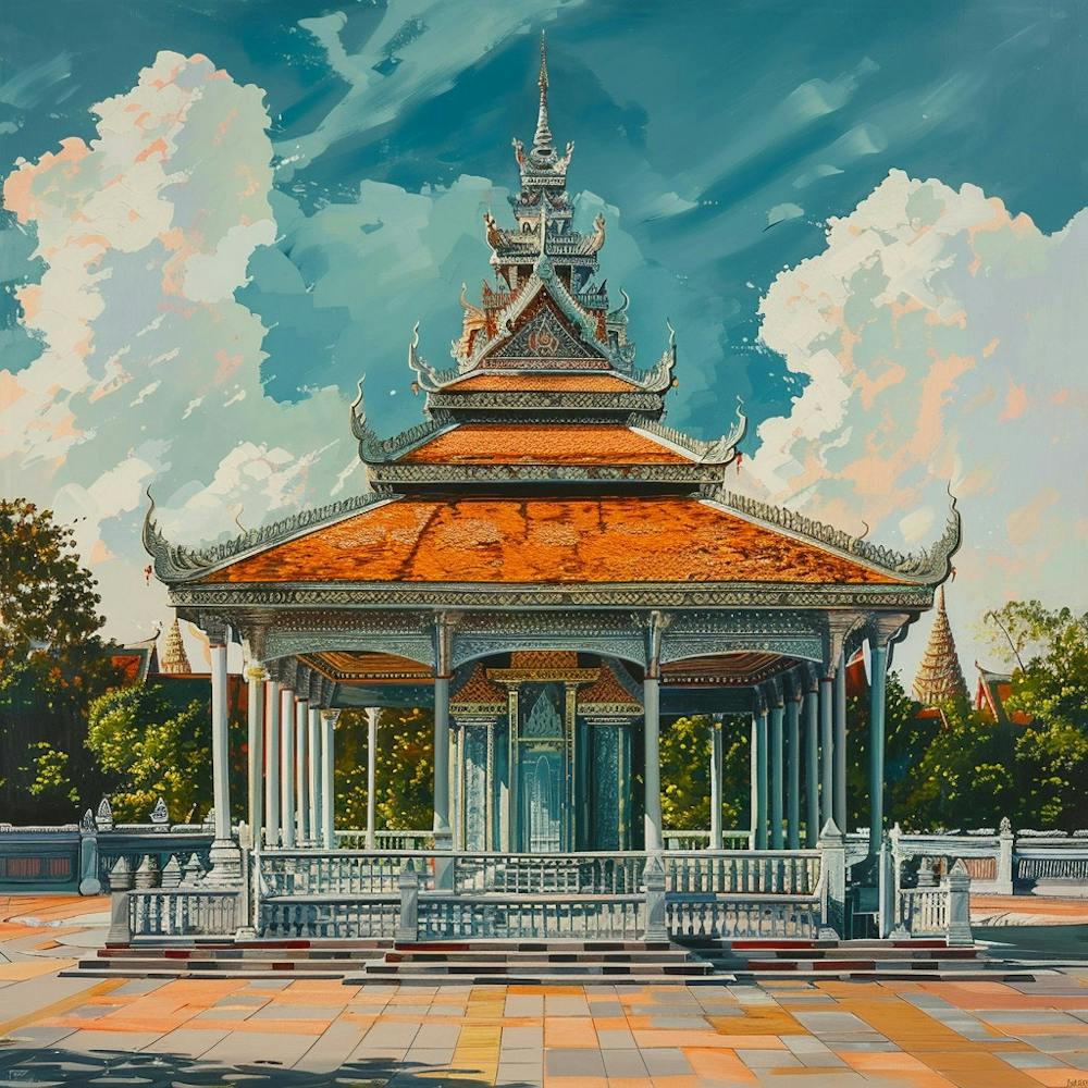 Gazebo In Cambodia