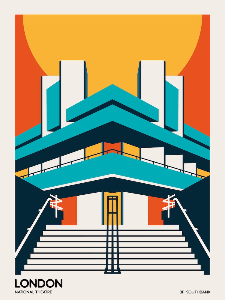 London BFI Brutalistische Architektur