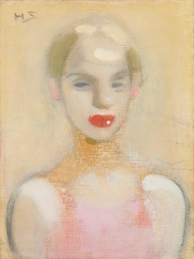 Circus Girl by Helene Schjerfbeck (1916)