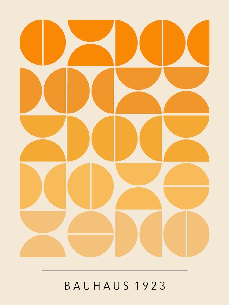 Orange Bauhaus 1923