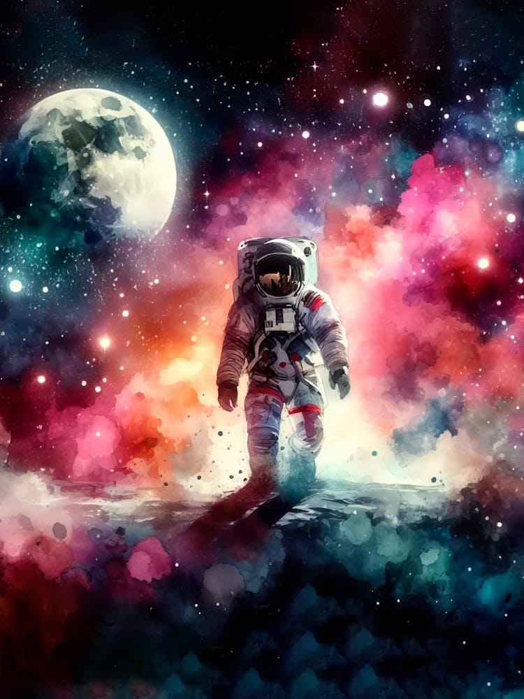 Astronaut In Space 3