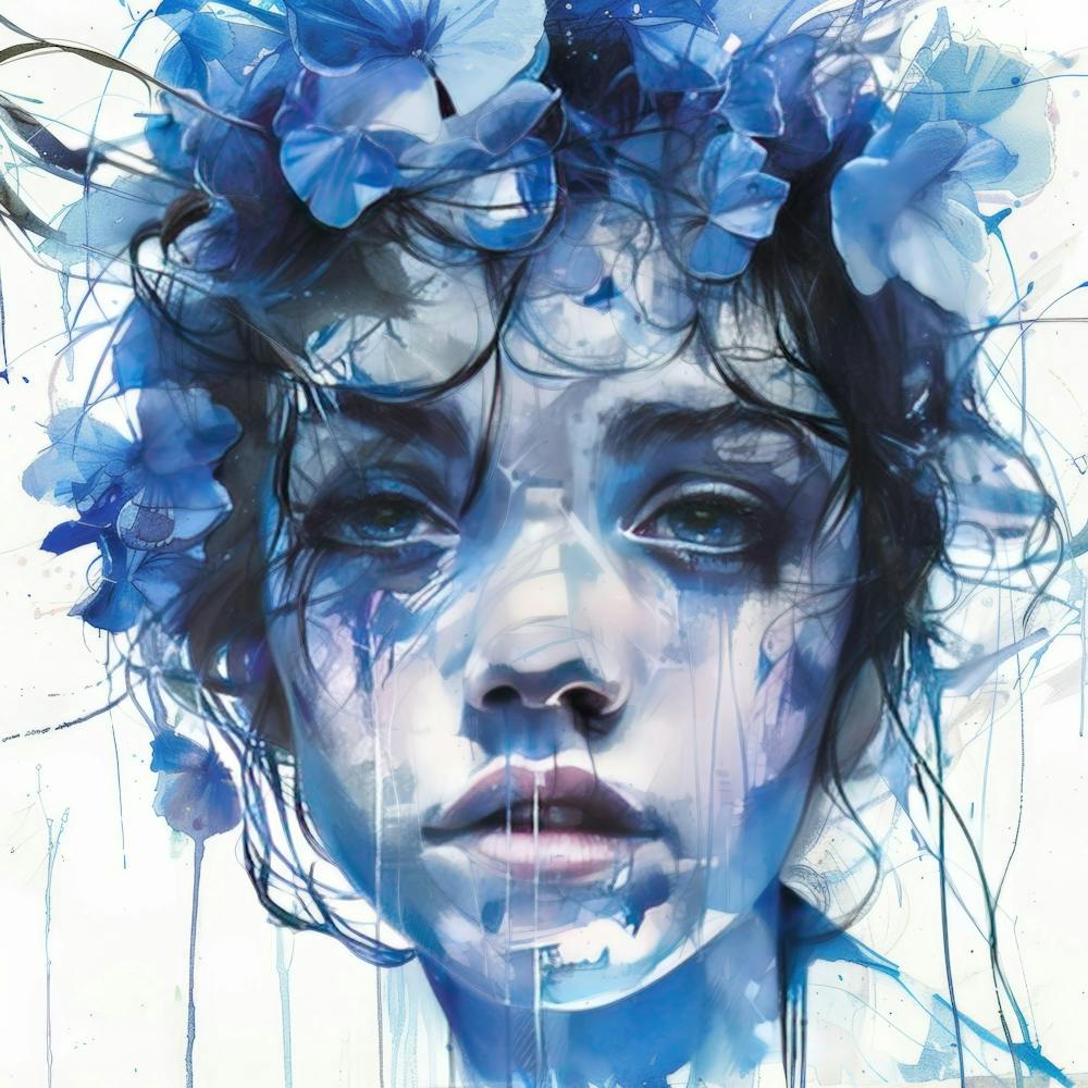 Blue Flowers 73