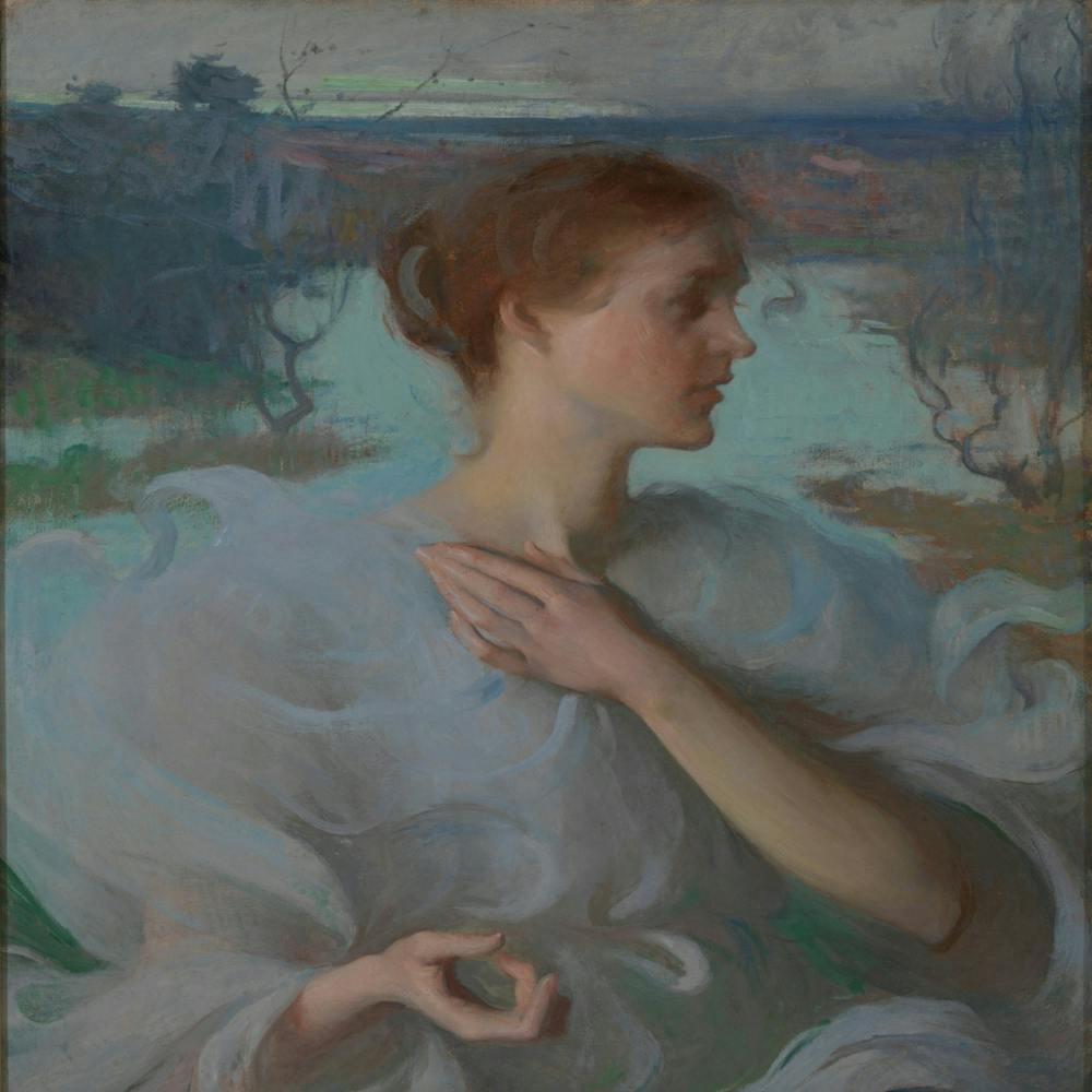 Frank W Benson.Autumn 1895 