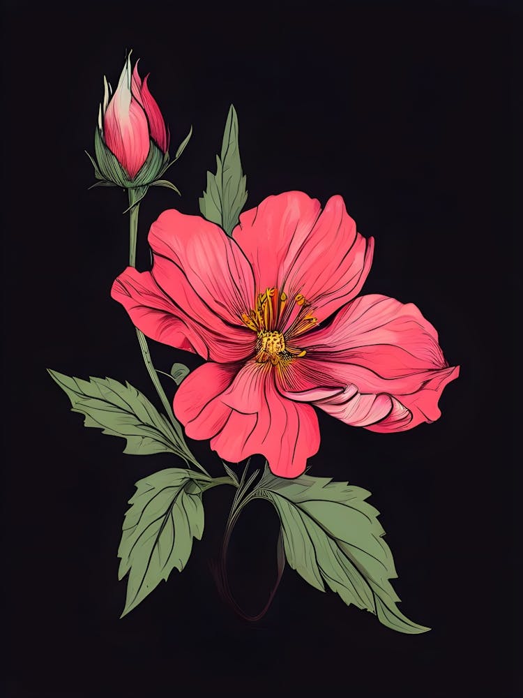 Pink Flower 12