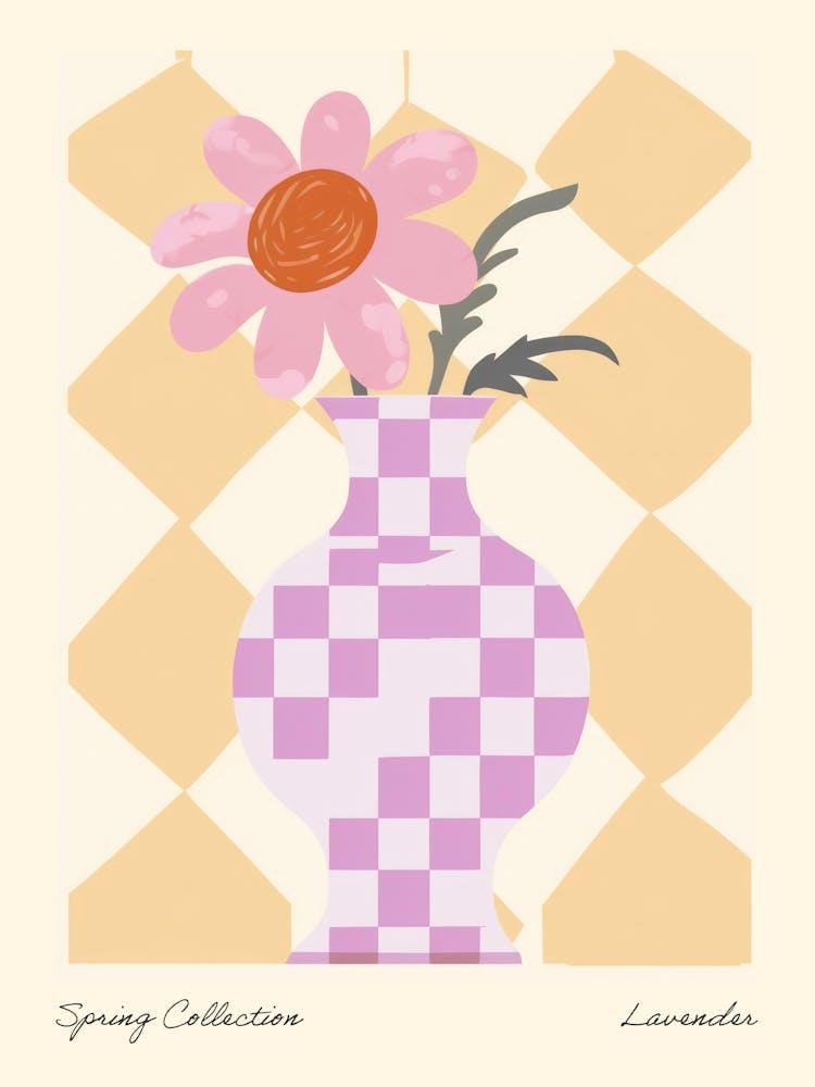 Spring Collection Lavender Flower Vase 1