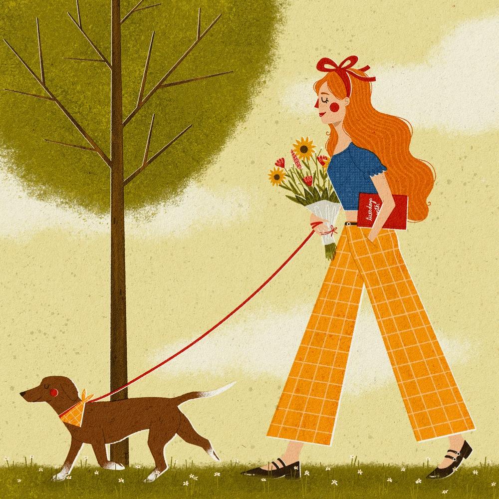 Walking My Dog Square