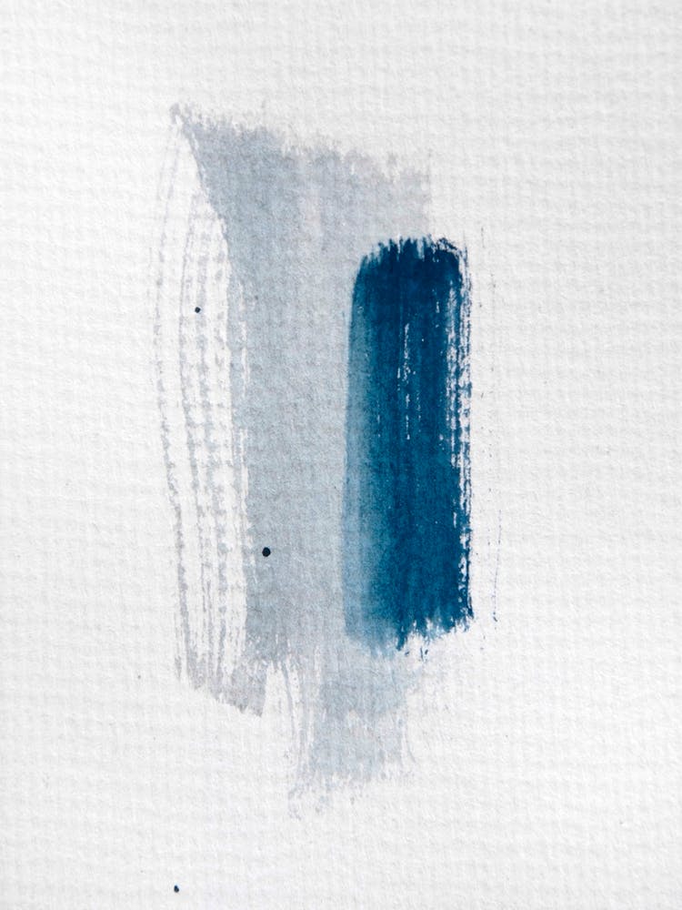 Aquarelle Meets Pencil Mint Blue