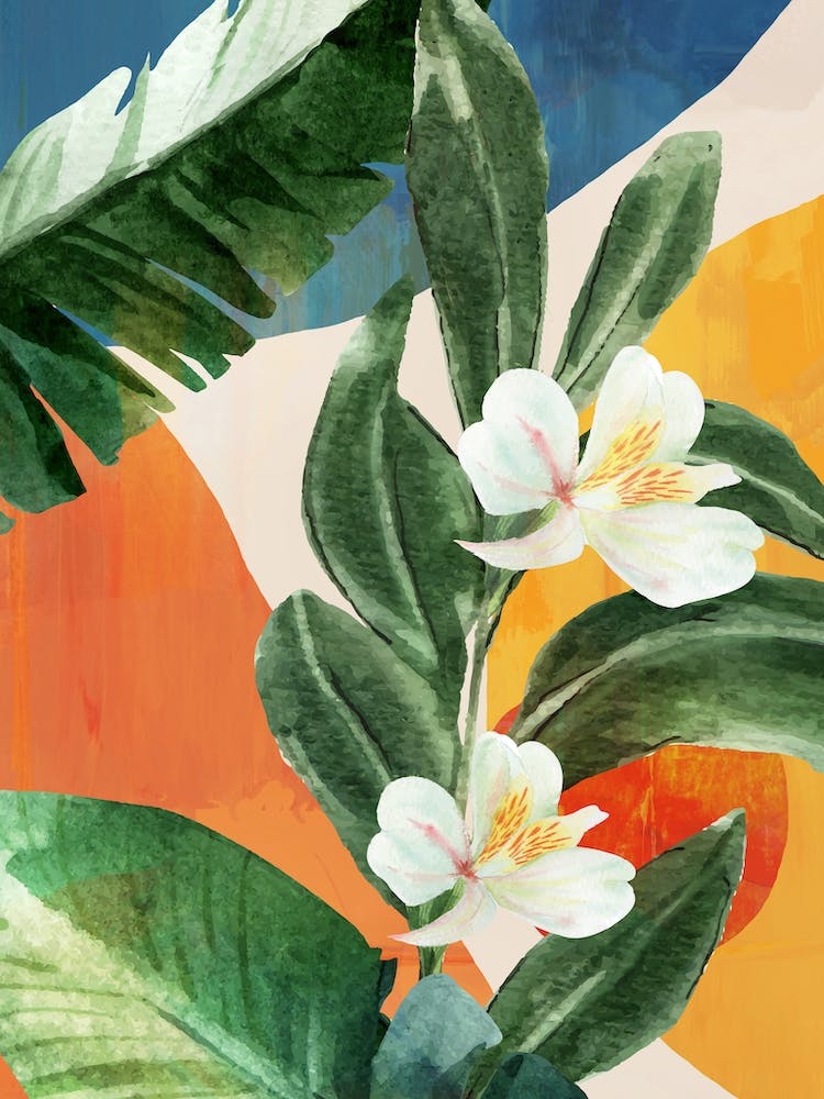 Tropical Summer Abstract Art 6