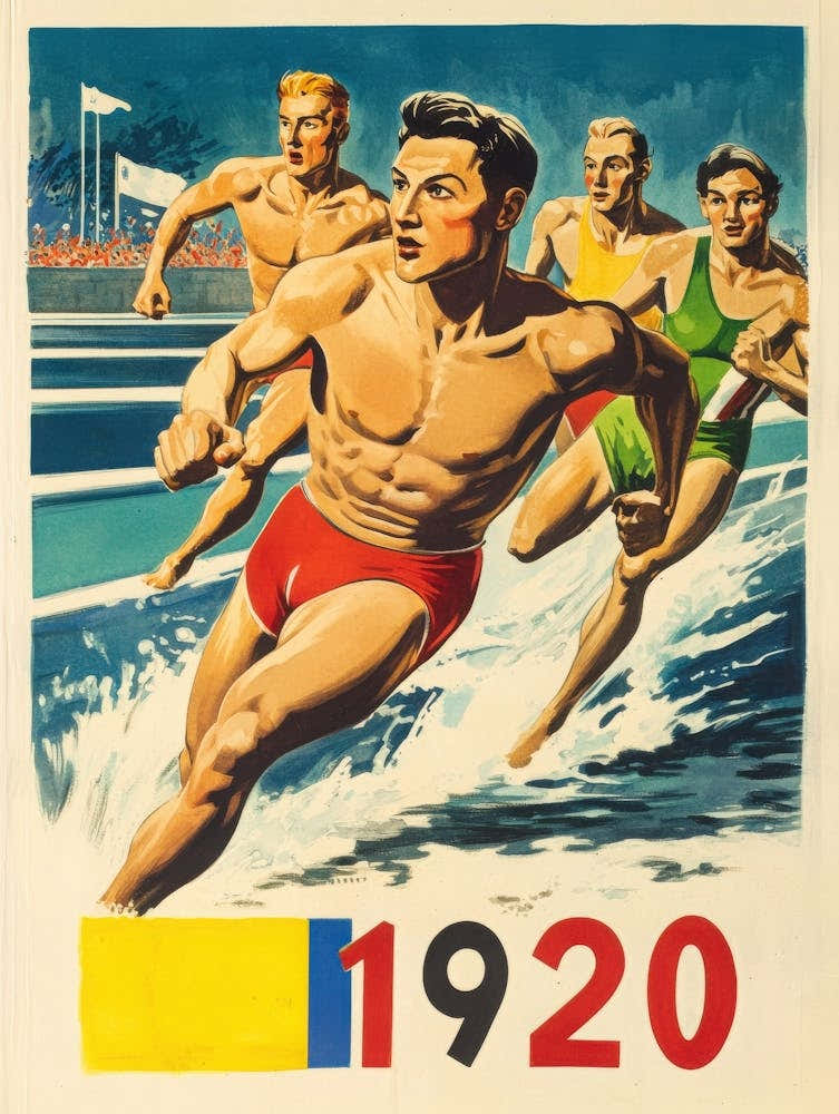 Aihrgdesign A Vintage Sports Poster For The 1920 Antwerp Olym 56dfdcfa 8072 435f Bed3 3fc31d1b1034 3