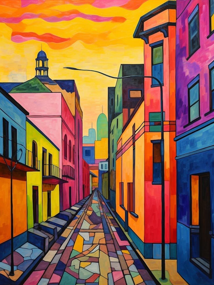 Tacoma Museum District Pointillism 19