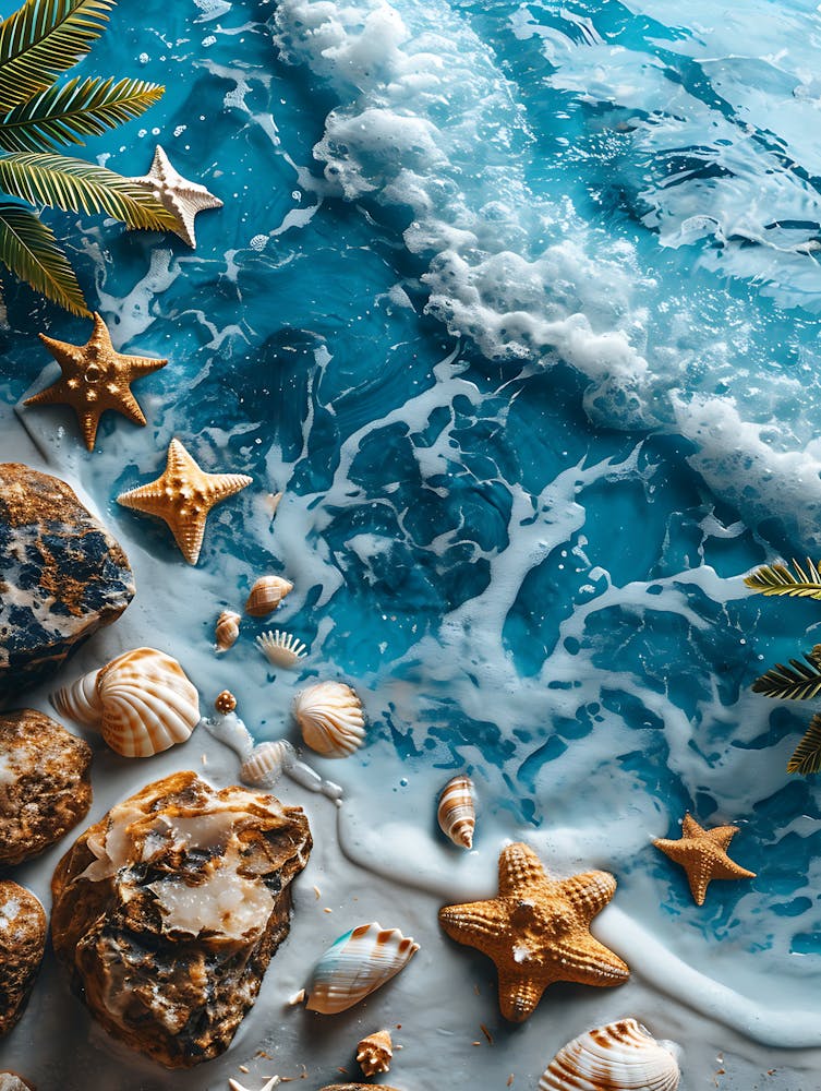 Sea Shells On The Beach 2