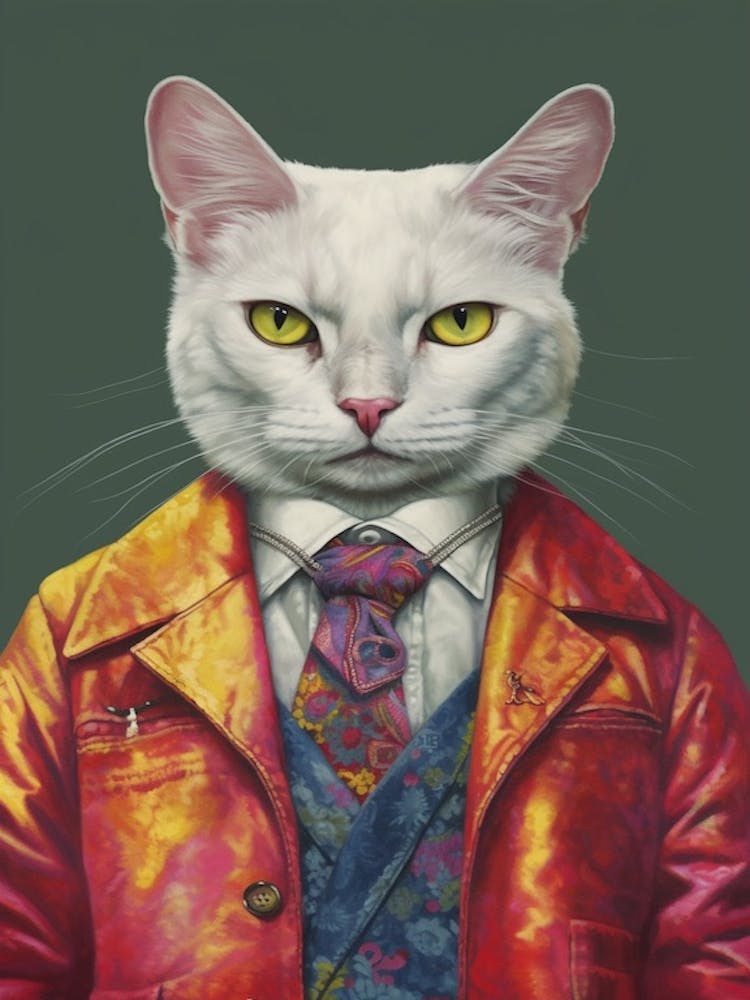 Gangster Cat Turkish Angora 2