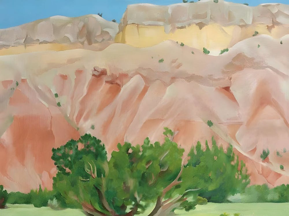Georgia O'Keeffe - my back yard, 1943