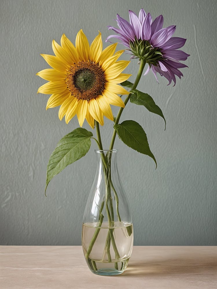 Sunflowers In A Vase
