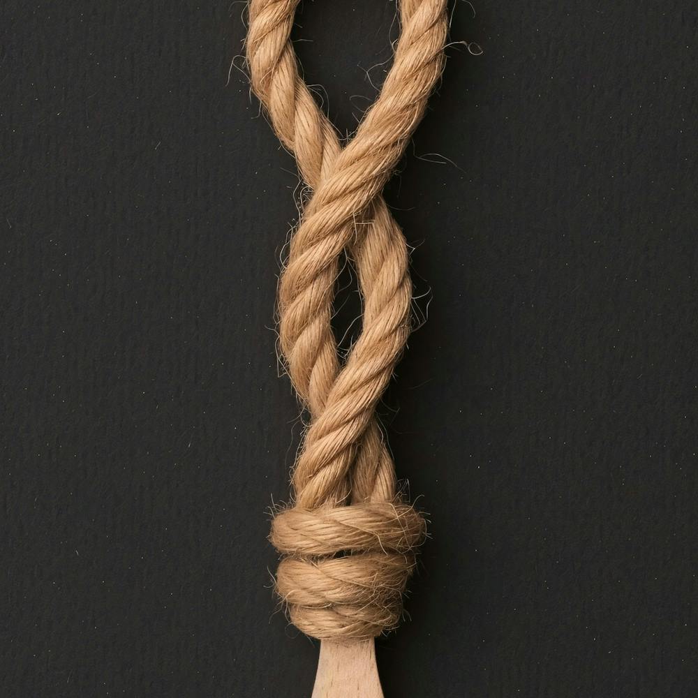 Rope On A Wooden Spoon