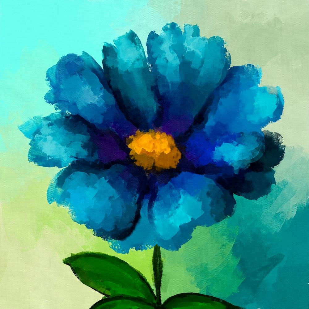 Blue Flower 1