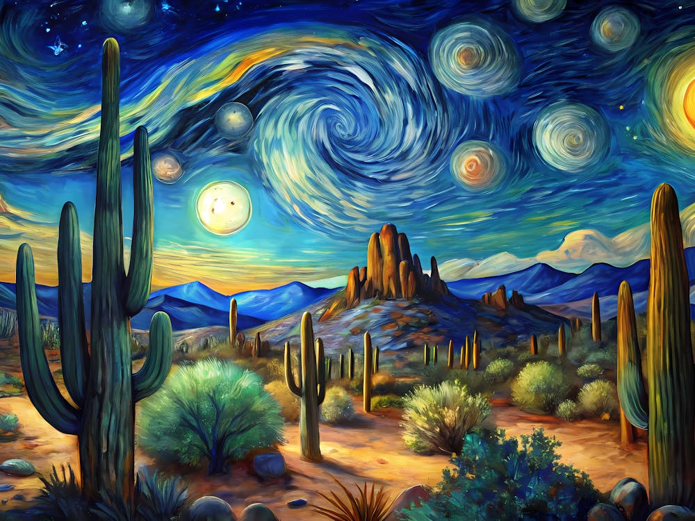 van gogh Starry Night 8