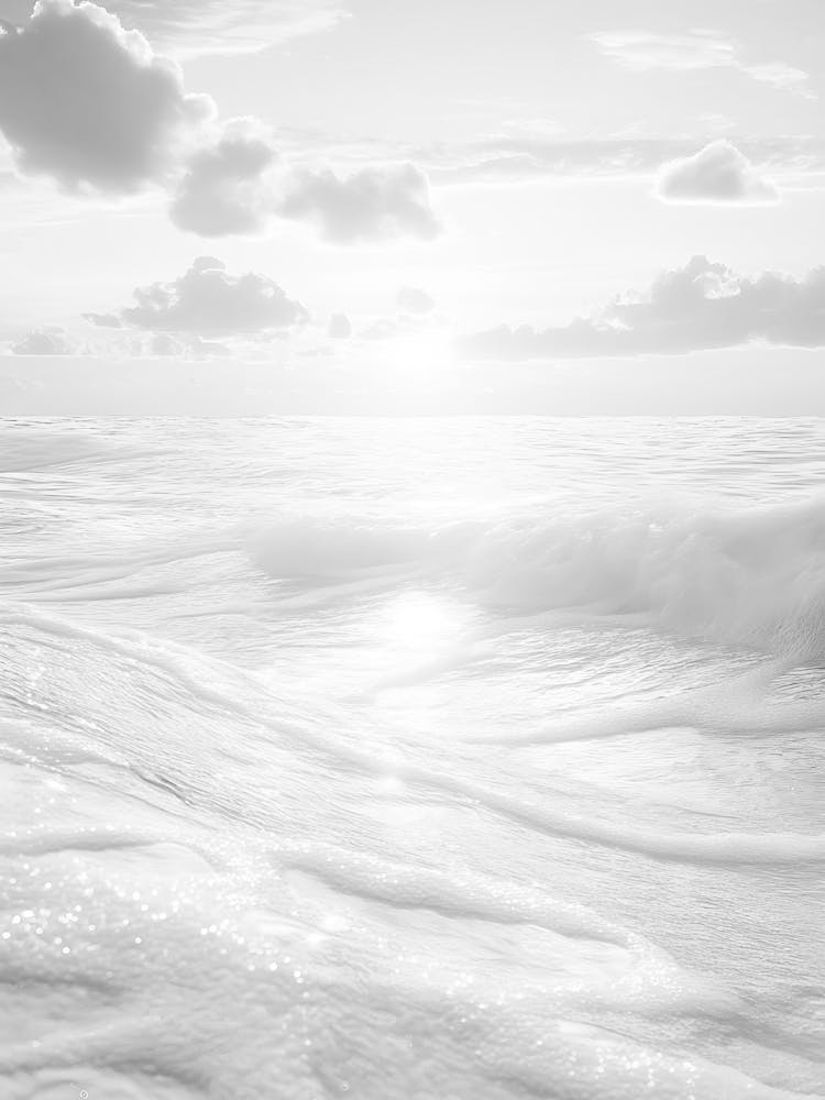 Black And White Seascape 3
