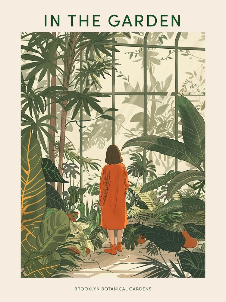 In The Garden Poster Brooklyn Botanical Gardens 1