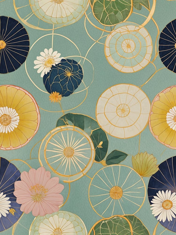 Abstract Water Lilies