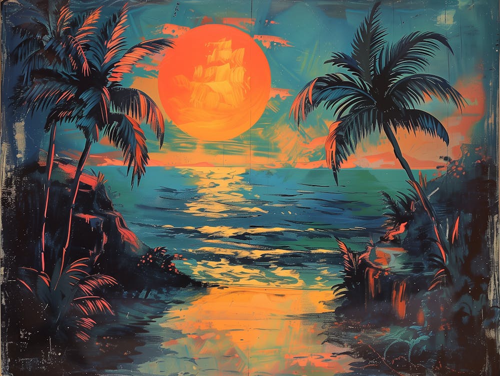 Sunset At The Beach 9