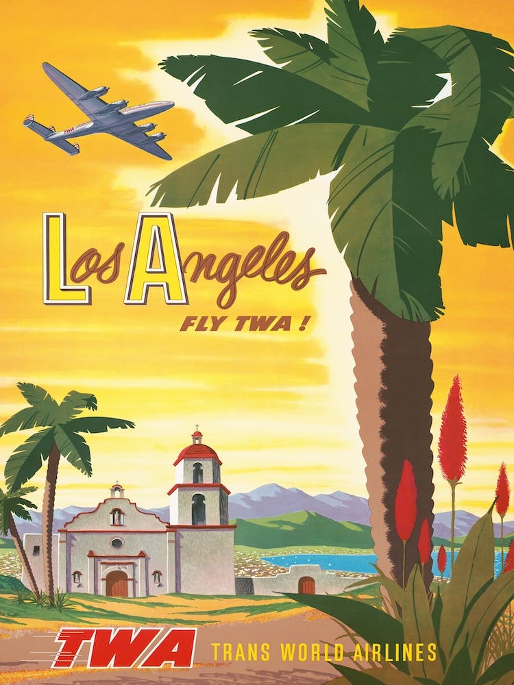 La Twa Affiche Vintage Années 1960