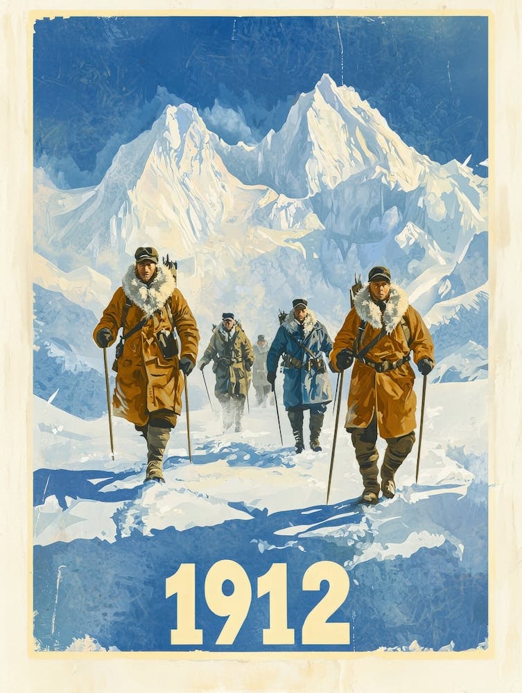Aihrgdesign A Vintage Adventure Poster Of A 1912 Polar Expedi 952da729 0f81 4f98 A44f A06949426215 3