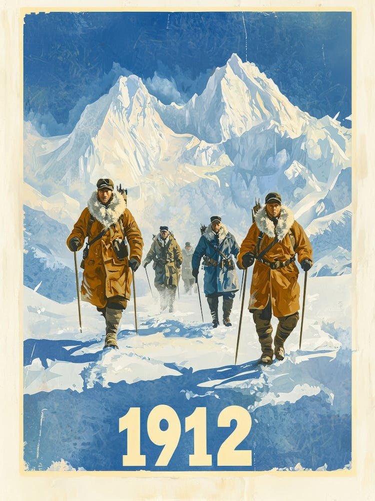 Aihrgdesign A Vintage Adventure Poster Of A 1912 Polar Expedi 952da729 0f81 4f98 A44f A06949426215 3