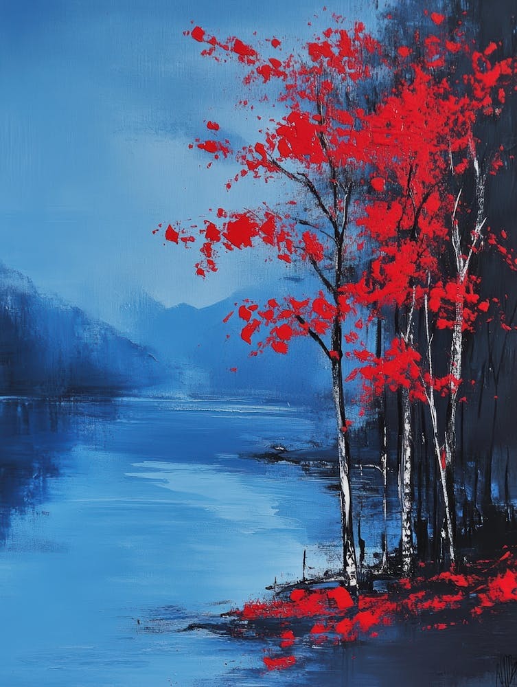 Autumn Trees Canvas Print 1