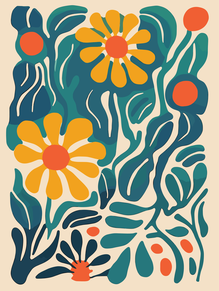 Flowers In A Garden
