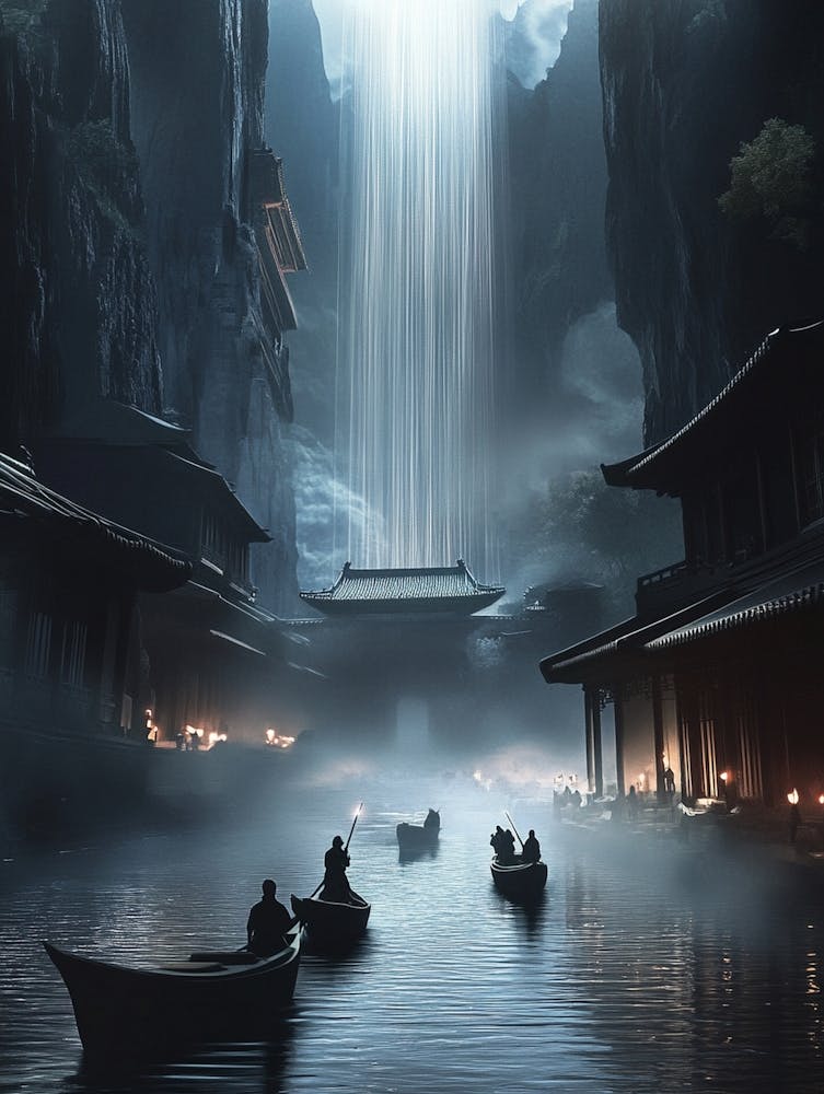Chinesischer Wasserfall